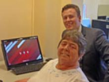 Photo of Matthew Underwood, Castle Vale Digital Champion with disabled resident